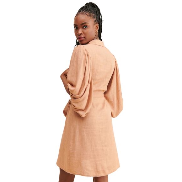 Girl and the Sun Alessi Mini Dress - Toffee - Large - Picture 10 of 15